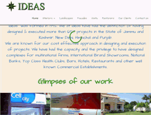 Tablet Screenshot of ideasinteriors.com